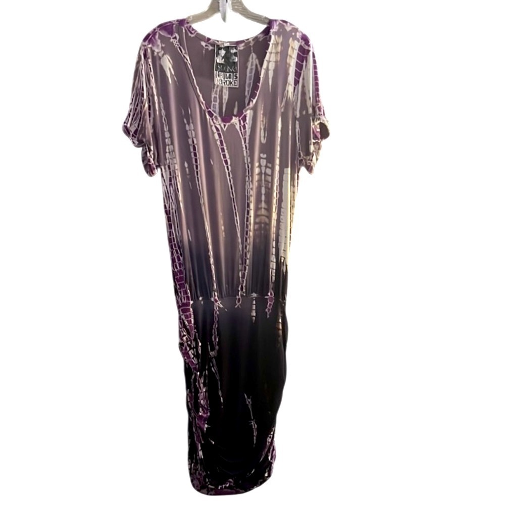 Young Fabulous & Broke Tie-Dye Lavender Dress Medium